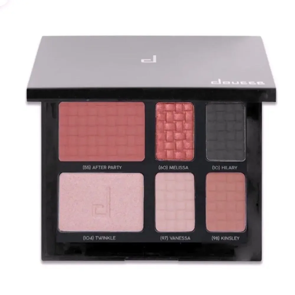 Doucce On The Go Eyeshadow Palette Pink Gray Compact - New Sealed